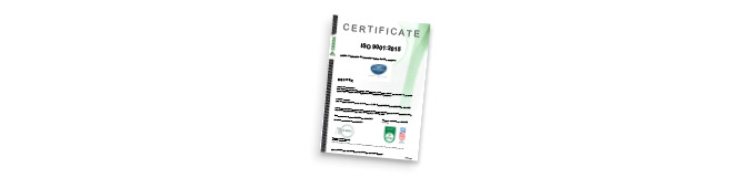 ISO 9001:2015 certification doc