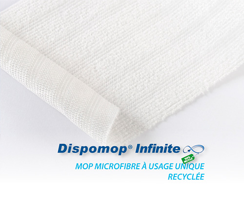 Nouvelle mop microfibre usage unique Dispomop Infinite